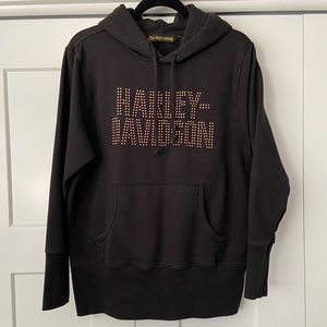 Women’s Harley Davidson washed black sweatshirt
